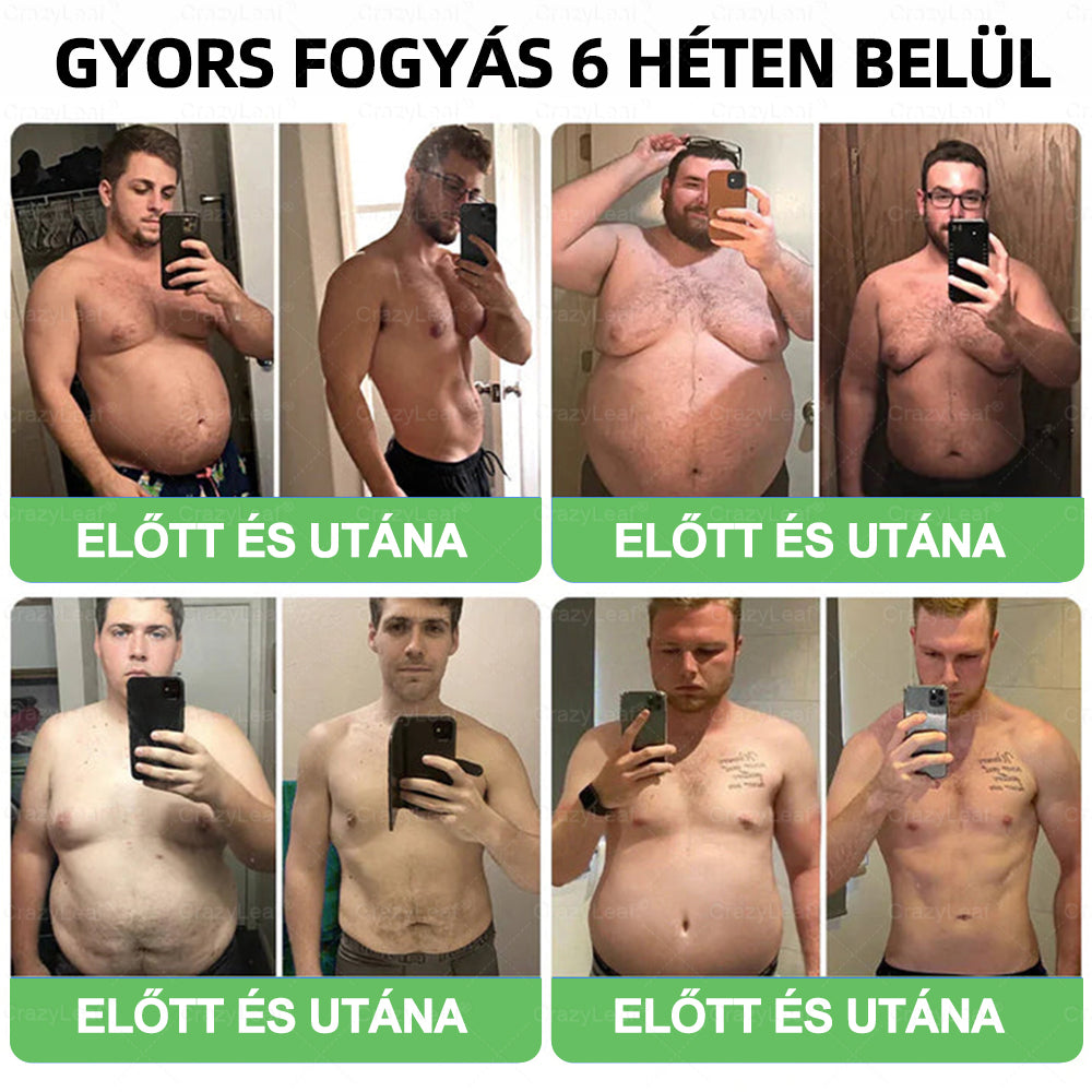 đ„Klinikailag igazolt | CrazyLeafÂź SMGT-GLP-1 Slim & Vitality â orĂĄlis megoldĂĄs makacs sĂșly, vĂ©rnyomĂĄs, cukor, zsĂrmĂĄj, ĂzĂŒleti fĂĄjdalom, fĂĄradtsĂĄg, alacsony energia Ă©s megereszkedett bĆr ellen. Jobb egĂ©szsĂ©g, több energia!