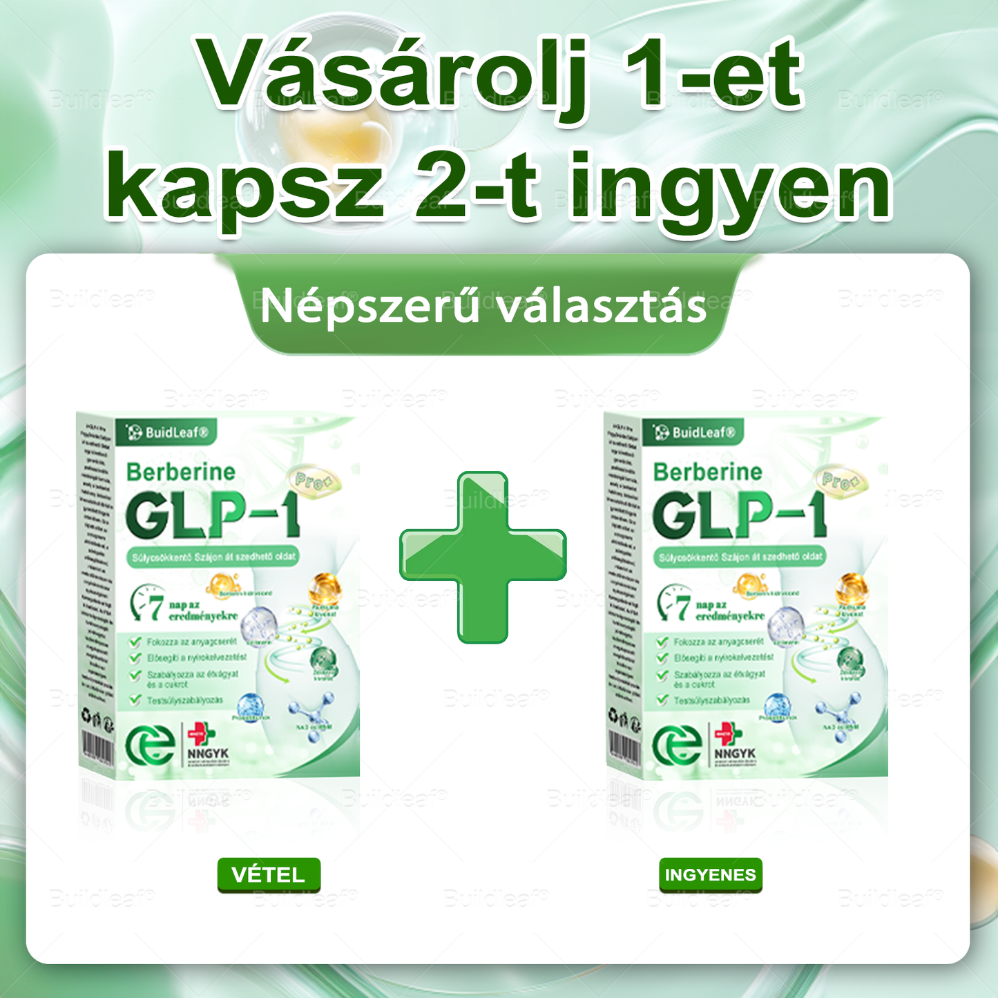 🌹 Klinikai kutatásokkal igazolt | A BuildLeaf® Berberine GLP-1 Pro Súlycsökkentő Szájon át szedhető oldat segíthet a makacs súlytöbblet, anyagcsere- és energiaproblémák kezelésében, támogatva a jobb közérzetet és vitalitást