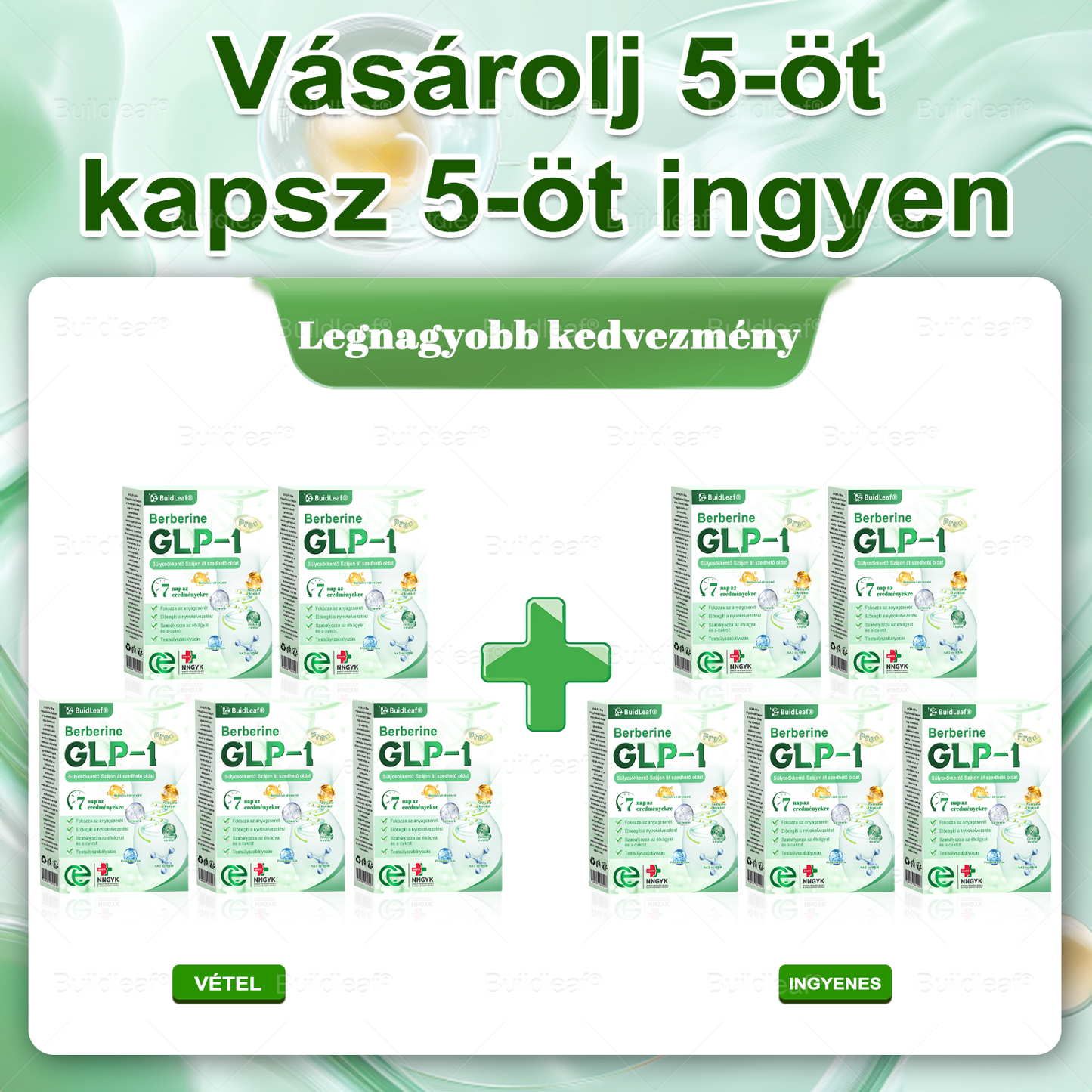 🌹 Klinikai kutatásokkal igazolt | A BuildLeaf® Berberine GLP-1 Pro Súlycsökkentő Szájon át szedhető oldat segíthet a makacs súlytöbblet, anyagcsere- és energiaproblémák kezelésében, támogatva a jobb közérzetet és vitalitást