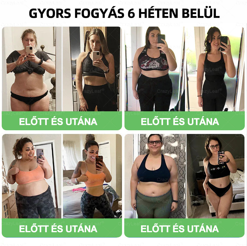 🏥Klinikailag igazolt | CrazyLeaf® SMGT-GLP-1 Slim & Vitality – orális megoldás makacs súly, vérnyomás, cukor, zsírmáj, ízületi fájdalom, fáradtság, alacsony energia és megereszkedett bőr ellen. Jobb egészség, több energia!