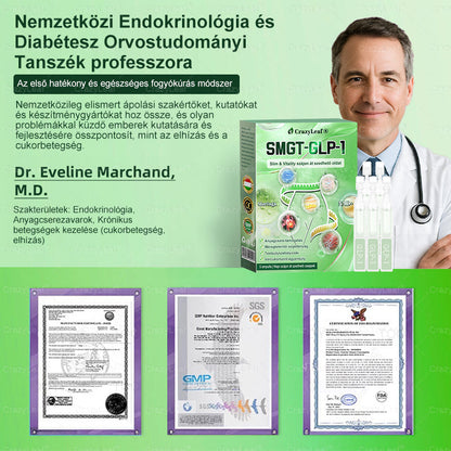 🏥Klinikailag igazolt | CrazyLeaf® SMGT-GLP-1 Slim & Vitality – orális megoldás makacs súly, vérnyomás, cukor, zsírmáj, ízületi fájdalom, fáradtság, alacsony energia és megereszkedett bőr ellen. Jobb egészség, több energia!