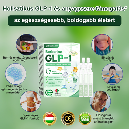 🌹 Klinikai kutatásokkal igazolt | A BuildLeaf® Berberine GLP-1 Pro Súlycsökkentő Szájon át szedhető oldat segíthet a makacs súlytöbblet, anyagcsere- és energiaproblémák kezelésében, támogatva a jobb közérzetet és vitalitást