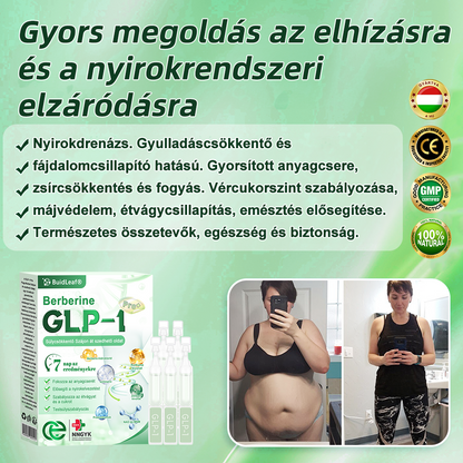 🌹 Klinikai kutatásokkal igazolt | A BuildLeaf® Berberine GLP-1 Pro Súlycsökkentő Szájon át szedhető oldat segíthet a makacs súlytöbblet, anyagcsere- és energiaproblémák kezelésében, támogatva a jobb közérzetet és vitalitást